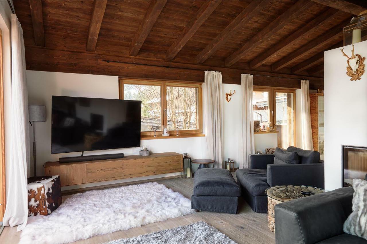 Top modernes Ferienhaus mit Sauna! Nicht weit vom Skilift Kirchberg in Tirol Exterior foto